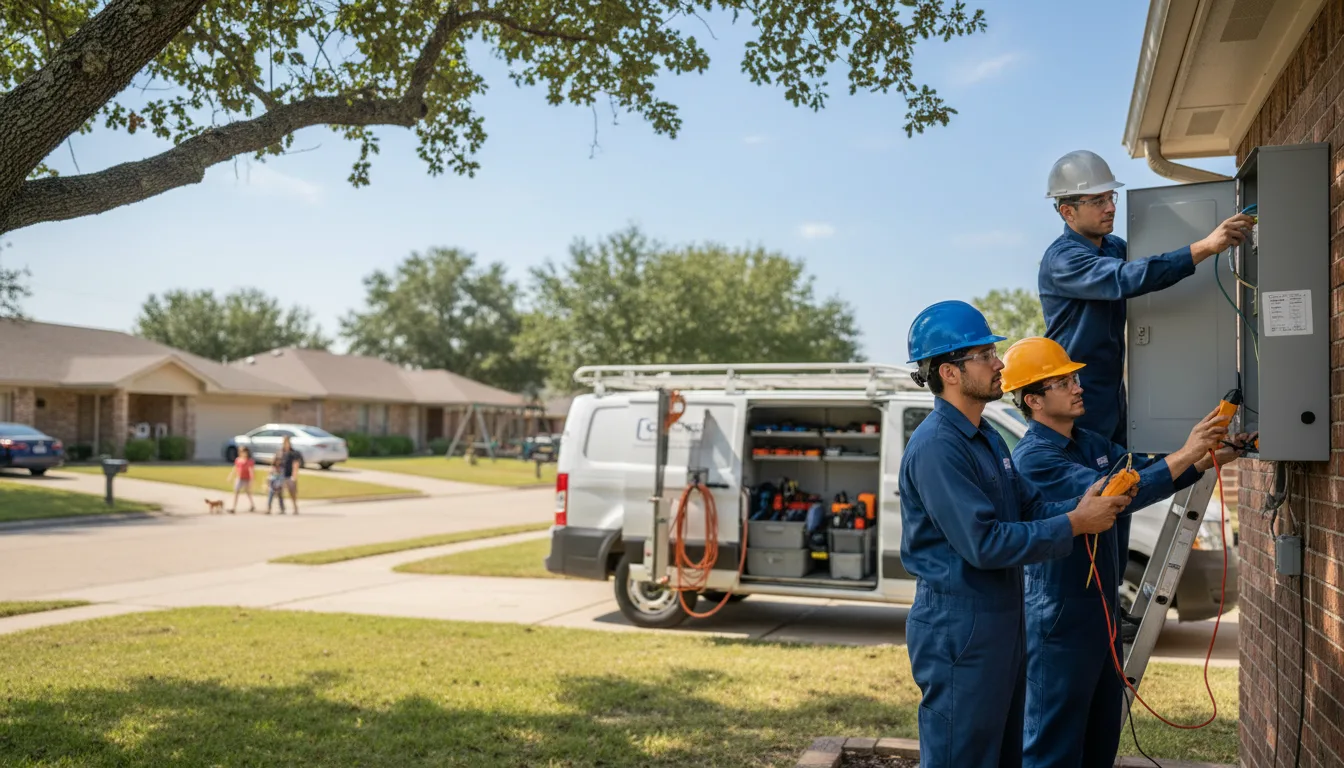 Certified electrician providing emergency electrical services in Junction City, OH